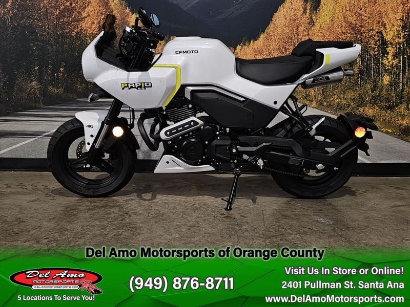 2024 CFMOTO CF125-8US  in a NEBULA WHITE exterior color. Del Amo Motorsports of Orange County (949) 416-2102 delamomotorsports.com 