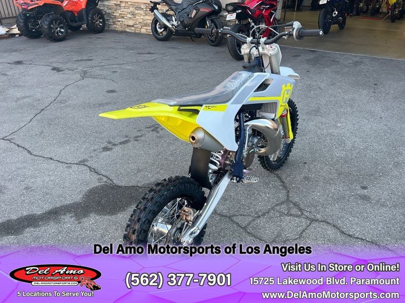 2023 HUSQVARNA TC 85 17/14  in a WHITE exterior color. Del Amo Motorsports of Los Angeles (562) 262-9181 delamomotorsports.com 