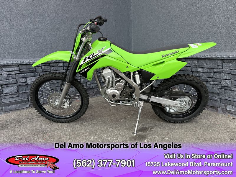 2024 Kawasaki KLX140BRFNN-GN1  in a LIME GREEN exterior color. Del Amo Motorsports of Los Angeles (562) 262-9181 delamomotorsports.com 