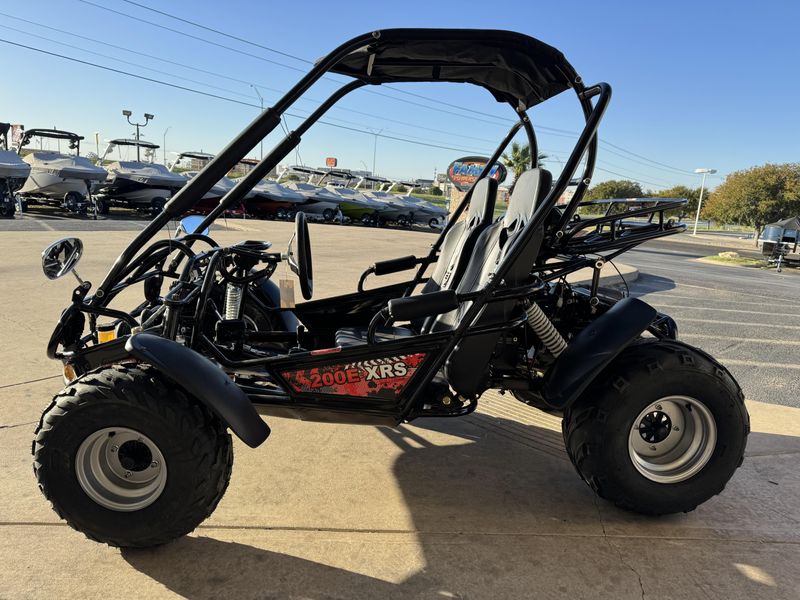 2022 TRAILMASTER 200E XRX DELUXE BLACK  in a DELUXE BLACK exterior color. Family PowerSports (877) 886-1997 familypowersports.com 