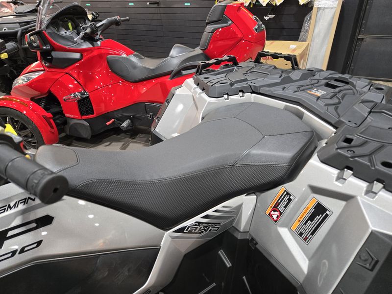 NEW 2026 POLARIS SPORTSMAN XP 1000 ULTIMATE  in a TURBO SILVER exterior color. Family PowerSports (877) 886-1997 familypowersports.com 