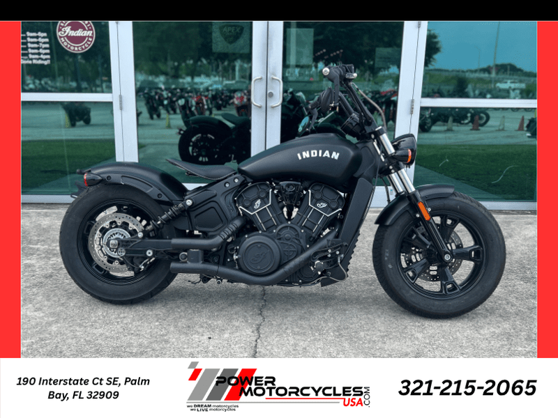 2021 Indian Motorcycle SCOUT BOBBER SIXTY, THUNDER BLK SMK, 49ST