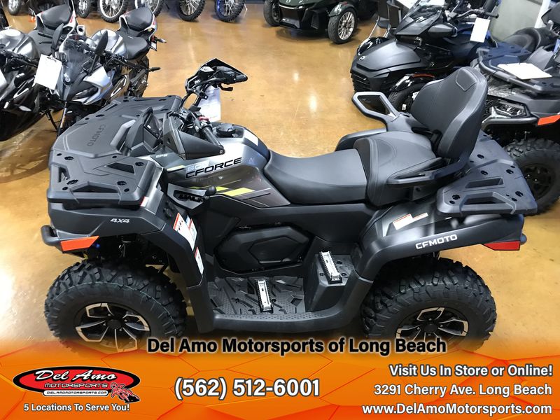 2024 CFMOTO CF600AU-3LA  in a VELOCITY GREY exterior color. Del Amo Motorsports of Long Beach (562) 362-3160 delamomotorsports.com 