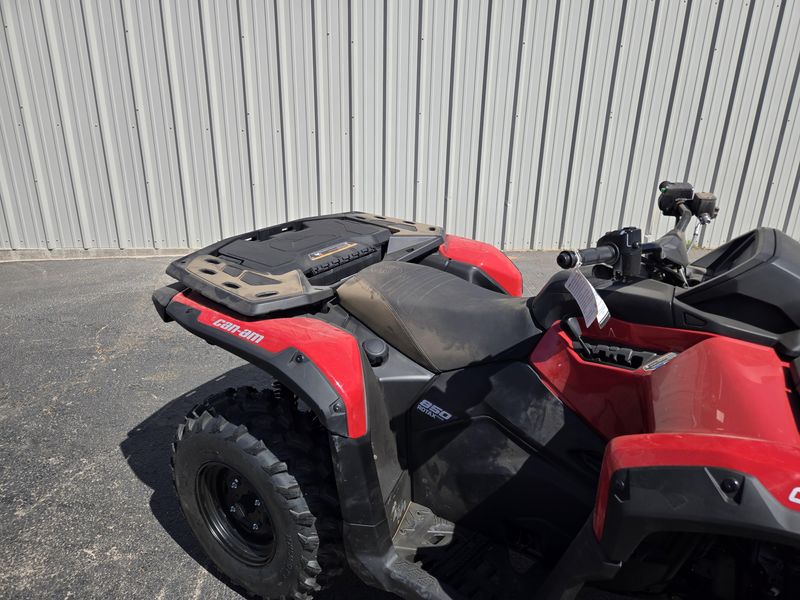 2025 CAN-AM OUTLANDER 850 LEGION RED  in a LEGION RED exterior color. Family PowerSports (877) 886-1997 familypowersports.com 