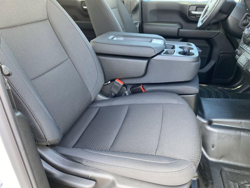 2024 Chevrolet Silverado 3500HD CC Work Truck in a Summit White exterior color and Jet Blackinterior. BEACH BLVD OF CARS beachblvdofcars.com 
