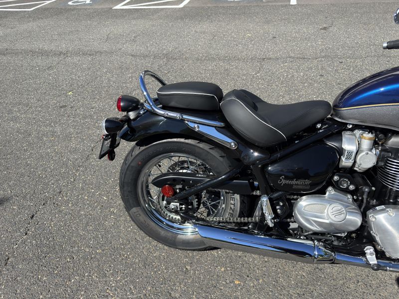 2025 Triumph Bonneville Speedmaster - PACIFIC BLUE - SILVER ICE 