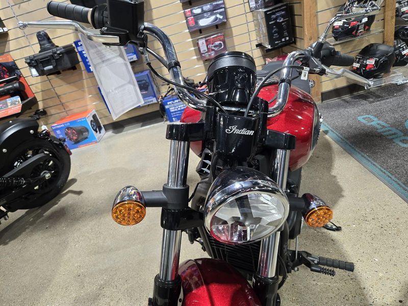 2025 Indian Motorcycle INDIAN SCOUT CLASSIC LIMITED WITH TECHNOLOGY PACKAGE SUNSET RED METALLIC Image 16