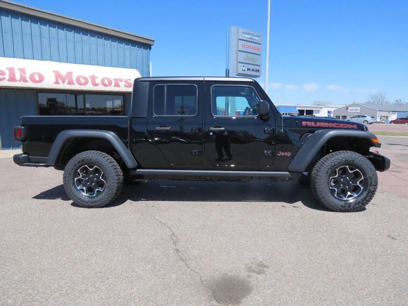 2023 Jeep Gladiator Rubicon 4x4 in a Black Clear Coat exterior color and Blackinterior. Militello Motors ​507-200-4344 militellomotors.net 