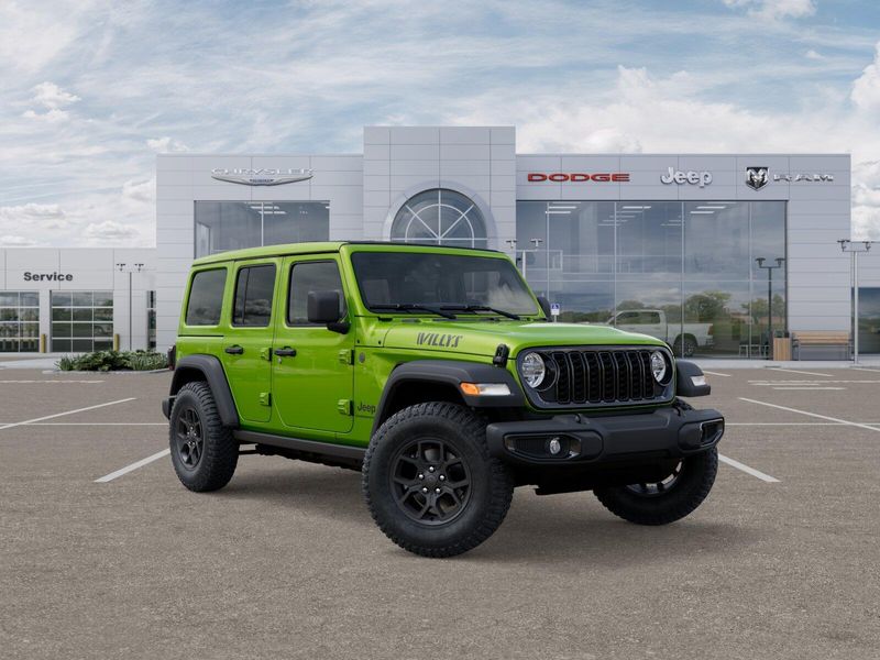 New 2025 Jeep Wrangler 4-door Willys
