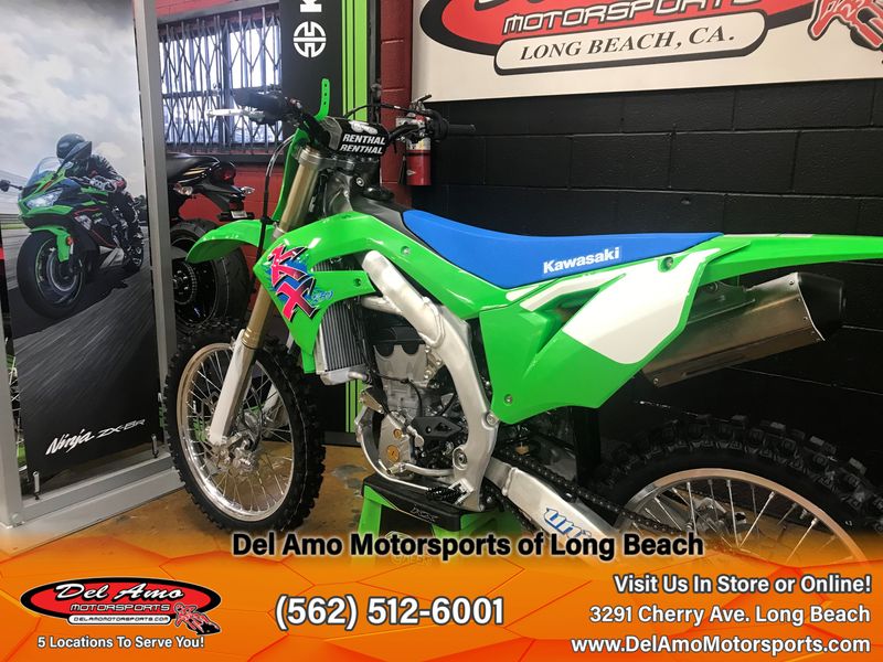 2024 Kawasaki KX252CRFAN-GN2  in a LIME GREEN exterior color. Del Amo Motorsports of Long Beach (562) 362-3160 delamomotorsports.com 