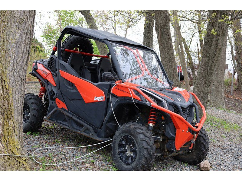 2018 Can-Am Maverick Trail in a Red Black exterior color. New England Powersports 978 338-8990 pixelmotiondemo.com 