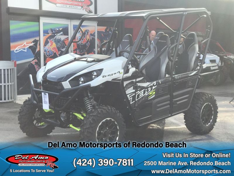 New 2025 Kawasaki TERYX4 S LE  in a ICE GRAY/SUPER BLACK exterior color. Del Amo Motorsports of Redondo Beach (424) 390-7811 delamomotorsports.com 