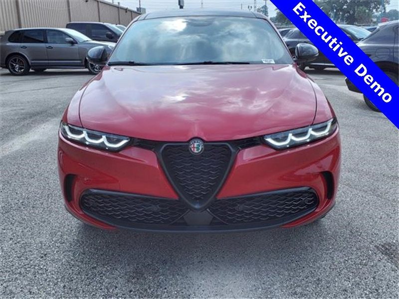 2024 Alfa Romeo Tonale Veloce Eawd in a Alfa Rosso (Red) exterior color. Northside Alfa Romeo of Houston 281-475-4549 alfaromeousaofnorthhouston.com 