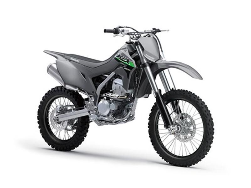 2024 Kawasaki KLX 300R in a Battle Gray exterior color. Greater Boston Motorsports 781-583-1799 pixelmotiondemo.com 