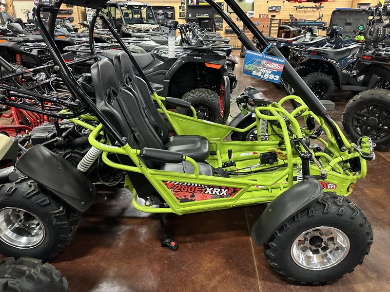 2024 TRAILMASTER 200E XRX DELUXE GREEN  in a DELUXE GREEN exterior color. Family PowerSports (877) 886-1997 familypowersports.com 