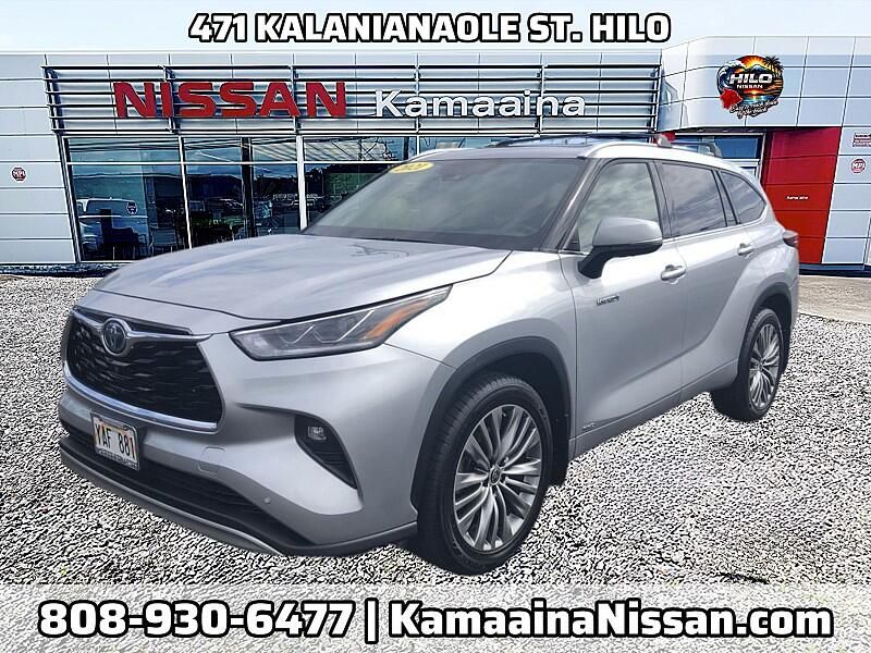 2021 Toyota Highlander   Highlander Hybrid Platinum AWD at Kama'aina Motors, photo 1