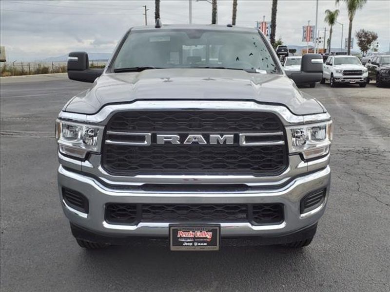 2024 RAM 2500 Tradesman in a Billet Silver Metallic Clear Coat exterior color and Blackinterior. Perris Valley Auto Center 951-657-6100 perrisvalleyautocenter.com 