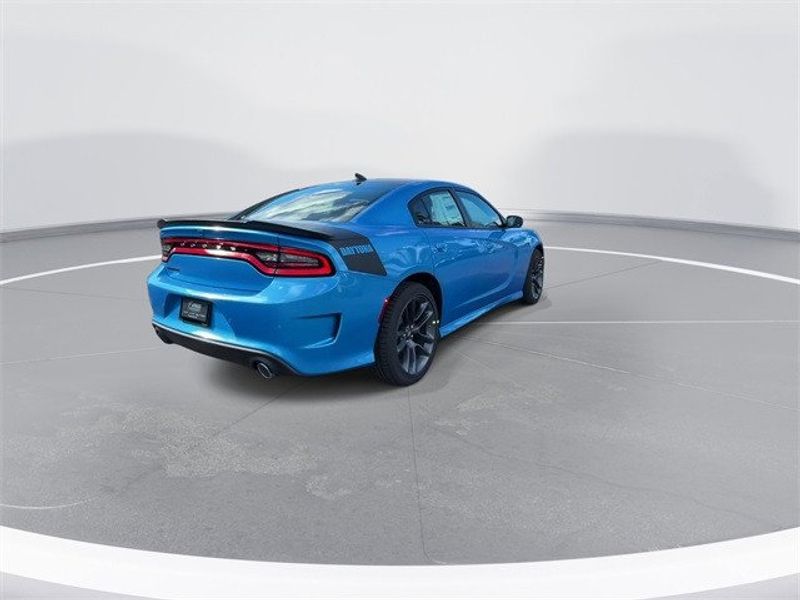 2023 Dodge Charger R/T in a B5 Blue exterior color and Blackinterior. McPeek