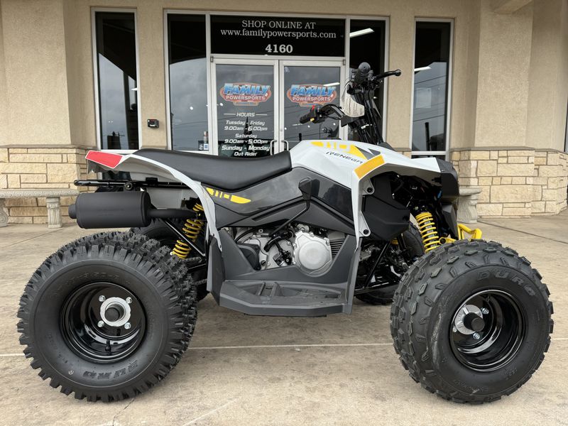 2024 Can-Am RENEGADE 110 EFI CATALYST GRAY AND NEO YELLOWImage 1