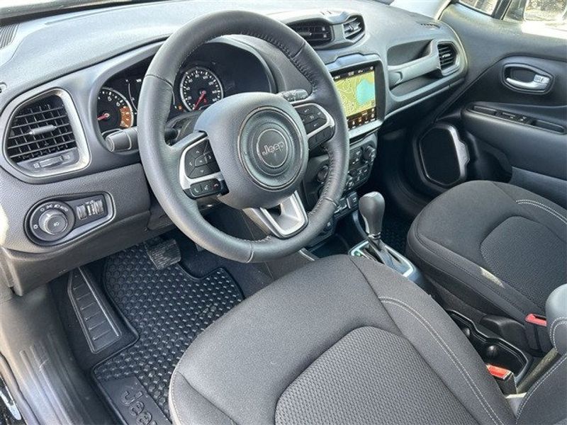 2023 Jeep Renegade Latitude 4x4 in a Black Clear Coat exterior color and Blackinterior. McPeek