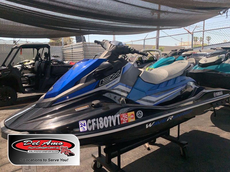 2020 Yamaha EX SPORT- BLACK/AZURE BLUE Image 1