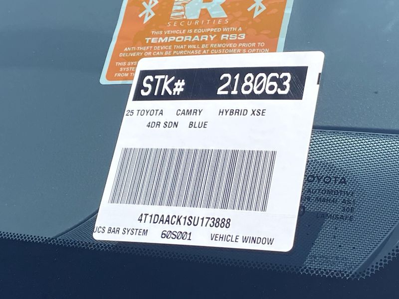 New 2025 Toyota Camry XSEImage 20