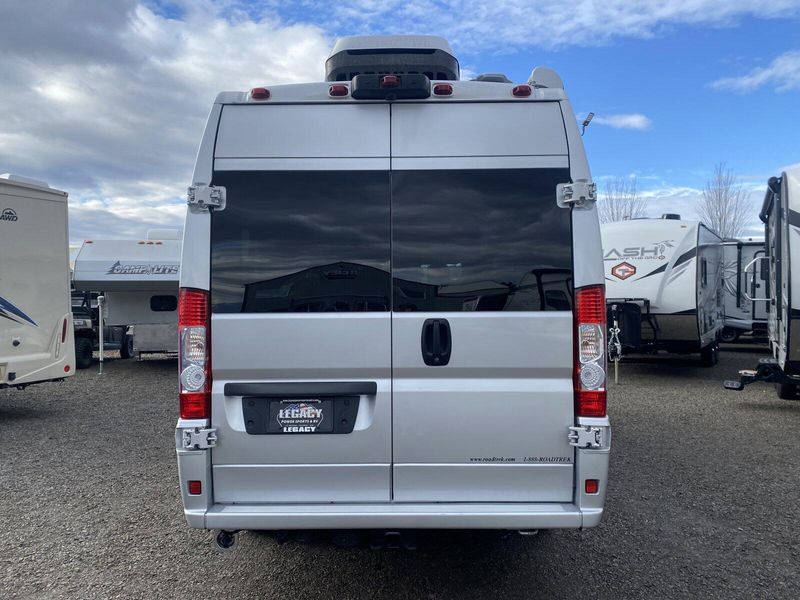 2024 ROADTREK Pivot  in a Silver Metallic exterior color and Chestnut Browninterior. Legacy Powersports 541-663-1111 legacypowersports.net 