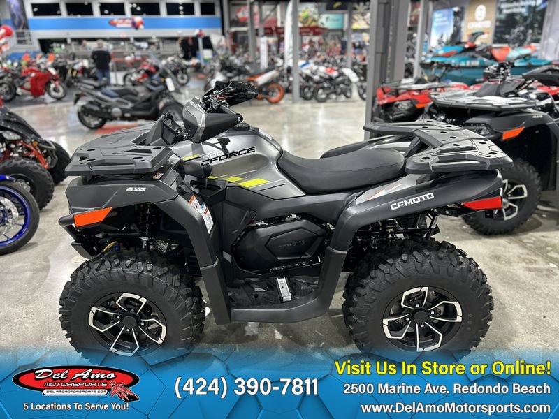 2024 CFMOTO CF600AU-3SA  in a VELOCITY GREY exterior color. Del Amo Motorsports of Redondo Beach (424) 304-1660 delamomotorsports.com 