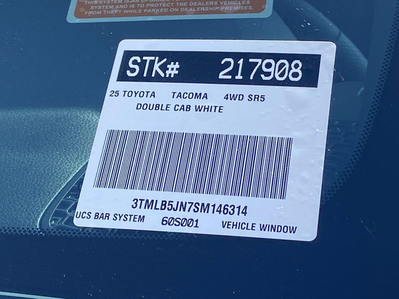 New 2025 Toyota Tacoma SR5Image 21