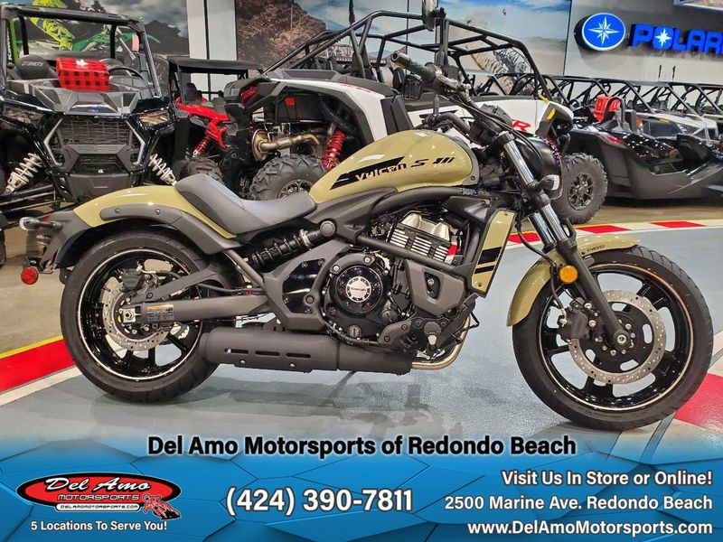 2024 Kawasaki EN650DRFAL-GN2  in a PEARL SAND KHAKI/EBONY exterior color. Del Amo Motorsports of Redondo Beach (424) 304-1660 delamomotorsports.com 