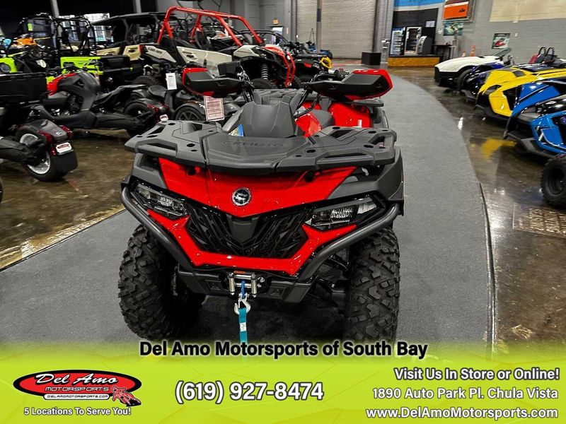 2024 CFMOTO CF600AU-3SA  in a MAGMA RED exterior color. Del Amo Motorsports of South Bay (619) 547-1937 delamomotorsports.com 