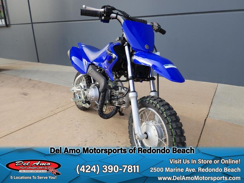 2024 Yamaha TTR50ERC  in a TEAM YAMAHA BLUE exterior color. Del Amo Motorsports of Redondo Beach (424) 304-1660 delamomotorsports.com 