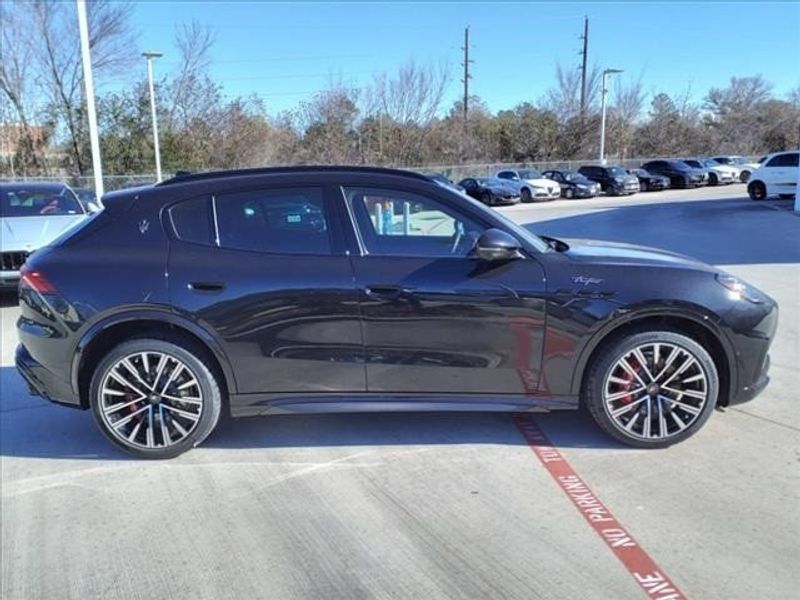 2024 Maserati Grecale Trofeo in a Black exterior color and Rosso/Rossointerior. Northside Imports Houston 281-475-4549 northsideimportshouston.com 