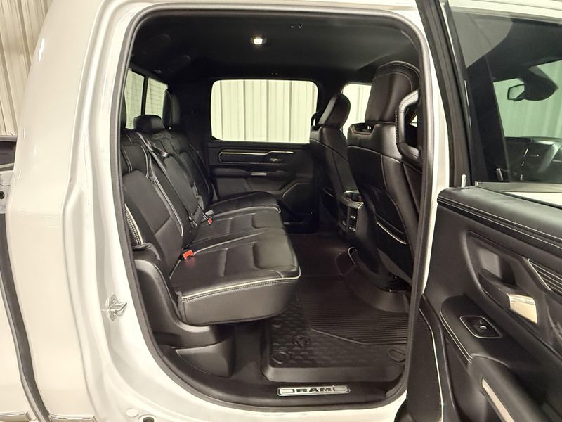 Used 2020 RAM 1500 Limited in a Ivory White Tri Coat Pearl Coat exterior color and Blackinterior. Thys Motor Company 319-318-6640 thysmotorco.com 