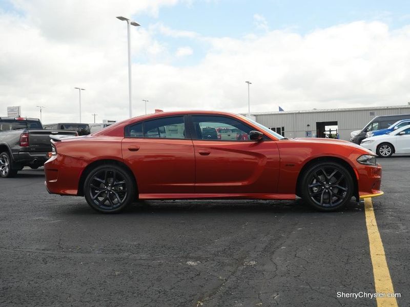 2023 Dodge Charger R/T in a Sinamon Stick exterior color and Blackinterior. Paul Sherry Chrysler Dodge Jeep RAM (937) 749-7061 sherrychrysler.net 