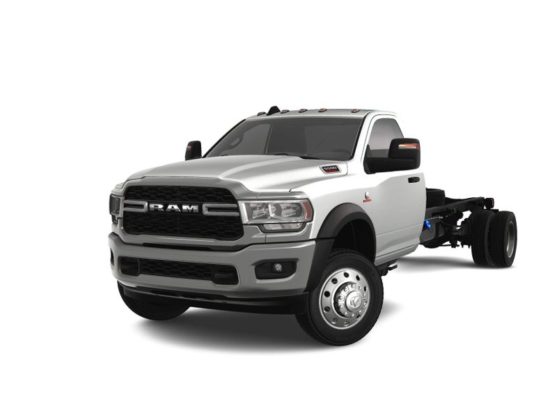 2024 RAM 5500HD Tradesman in a Bright White Clear Coat exterior color and Blackinterior. McPeek
