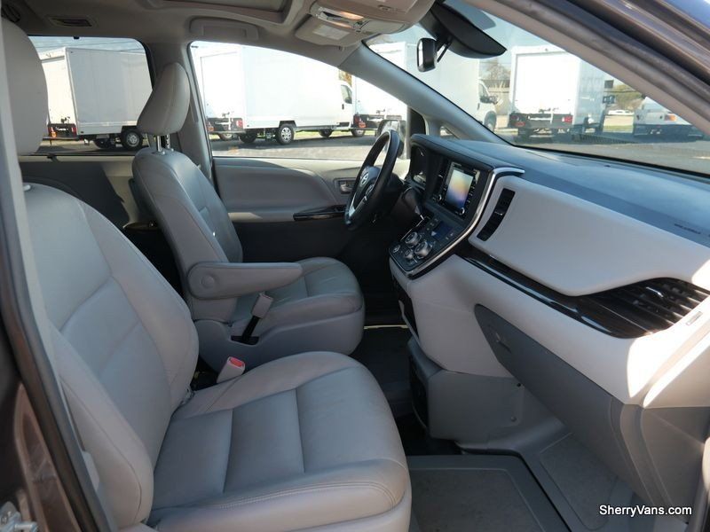 2019 Toyota Sienna XLE in a Predawn Gray Mica exterior color and Ashinterior. Paul Sherry Chrysler Dodge Jeep RAM (937) 749-7061 sherrychrysler.net 