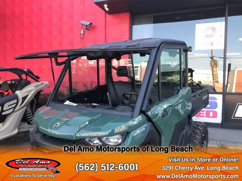 2023 Can-Am 8UPA  in a TUNDRA GREEN exterior color. Del Amo Motorsports of Long Beach (562) 362-3160 delamomotorsports.com 