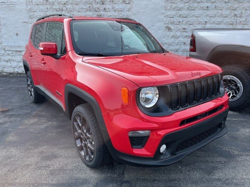 2023 Jeep Renegade (red) Edition in a Colorado Red Clear Coat exterior color. Riedman Motors Co family owned since 1926 "From our lot, to your driveway" (765) 222-5358 riedmanmotors.net 