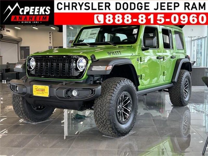 New 2025 Jeep Wrangler 4-door WillysImage 1