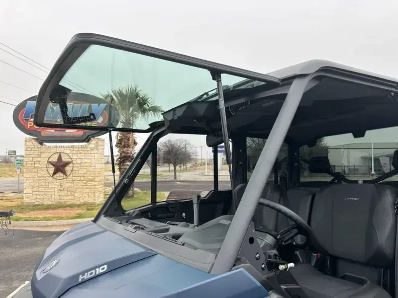 New 2025 Can-Am DEFENDER MAX LIMITED CAB HD10 DUSTY NAVY Image 12