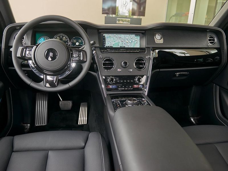 2024 Rolls-Royce Cullinan  in a Black Diamond exterior color and Blackinterior. SHELLY AUTOMOTIVE shellyautomotive.com 