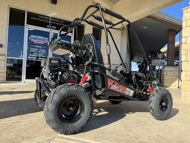 2024 TRAILMASTER MINI XRXR BLACK  in a BLACK exterior color. Family PowerSports (877) 886-1997 familypowersports.com 