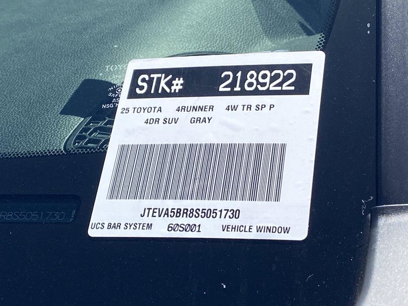 New 2025 Toyota 4Runner TRD Sport PremiumImage 22