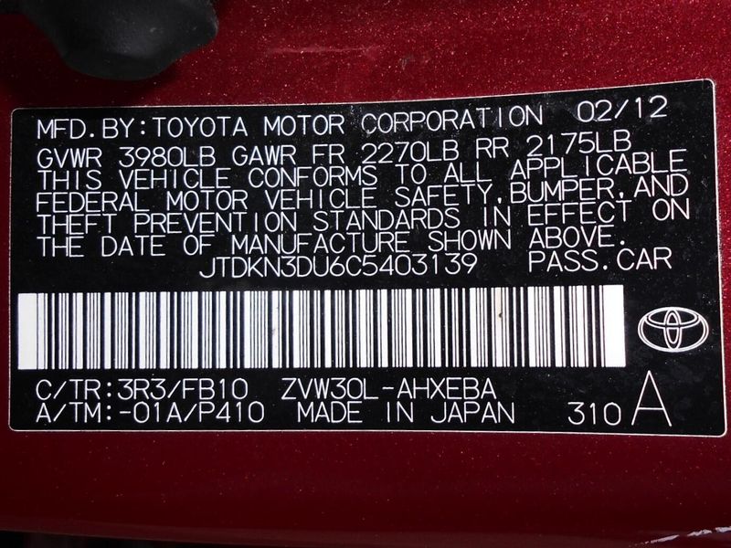2012 Toyota Prius TwoImage 20