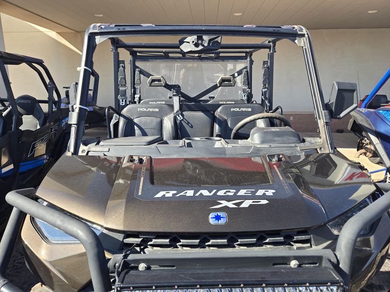 USED 2024 POLARIS RGR CREW XP 1000 TEXAS ED  BRONZE METALLIC TEXAS EDITION  Family PowerSports (877) 886-1997 familypowersports.com 