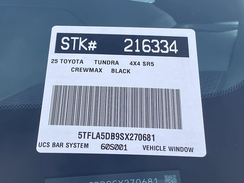 New 2025 Toyota Tundra SR5Image 21