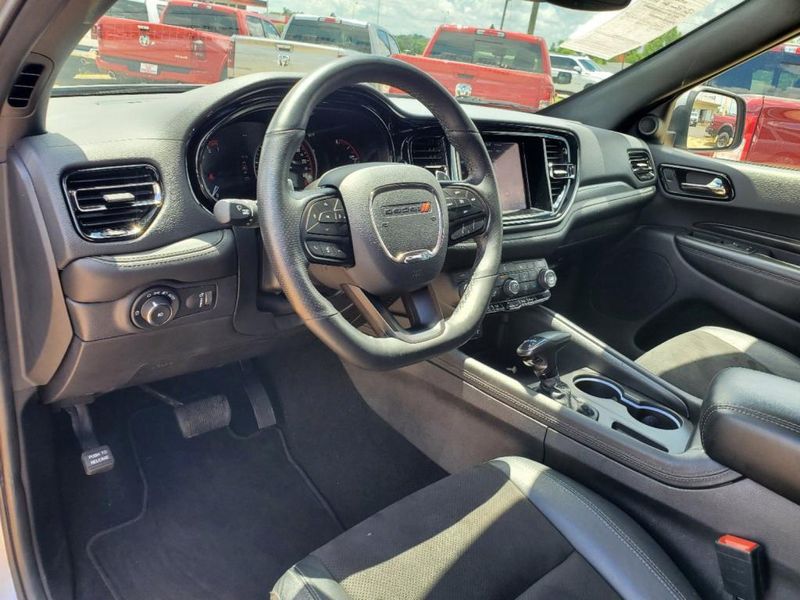 2021 Dodge Durango GT Plus in a Billet Clear Coat exterior color and Blackinterior. Johnson Dodge 601-693-6343 pixelmotiondemo.com 