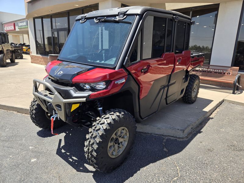 2025 Can-Am DEFENDER MAX LIMITED CAB HD10 FIERY RED Image 1