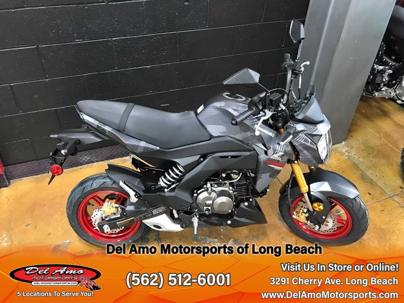 2024 Kawasaki BR125JRFAL-GY2  in a CYPHER CAMO GRAY (MATTE)/METALLIC MATTE CARBON GRAY exterior color. Del Amo Motorsports of Long Beach (562) 362-3160 delamomotorsports.com 